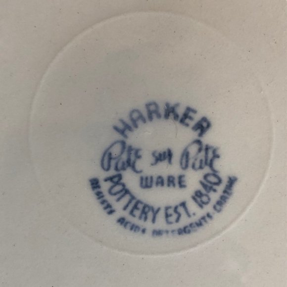 VTG Ceramic Platter and 4 Lunch Plates - Picture 9 of 9